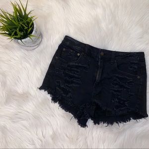 American Eagle black shorts